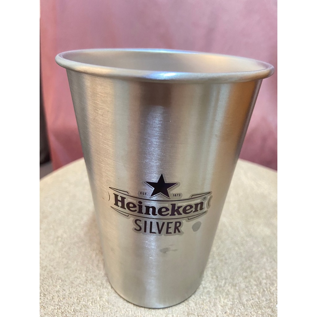 海尼根不銹鋼杯 啤酒杯 不鏽鋼杯 水杯 杯子 茶杯 酒杯 飲料 鋼杯