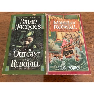 J9-1《好書321KB》【兒童英文小說】紅牆系列The outcast of Redwall+Mariel兩本合售