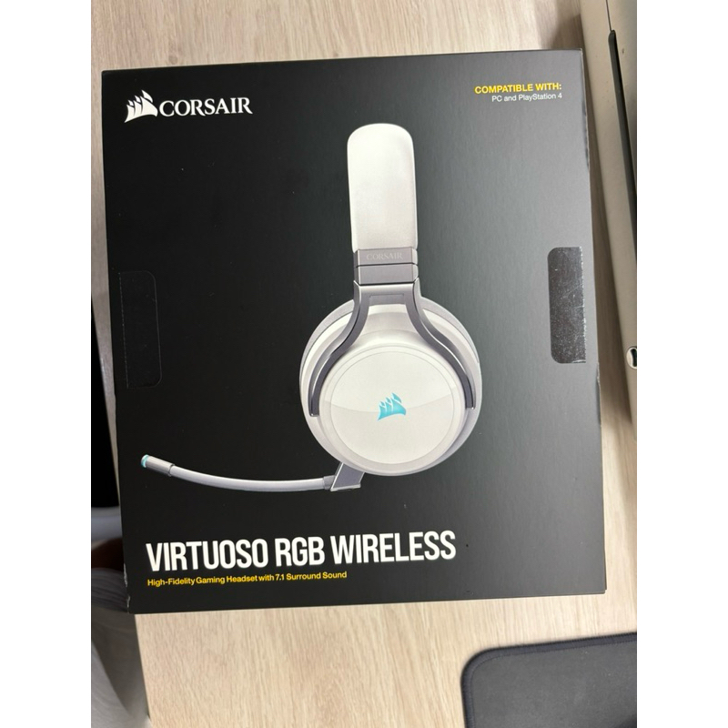 海盜船 CORSAIR Virtuoso Wireless 無線耳機 二手 使用一個月而已 包裝配件完整 可議價