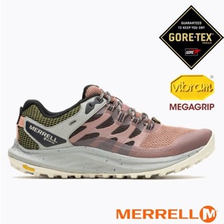 【MERRELL】送》女 款防水輕量越野健行鞋 ANTORA 3 GORE-TEX 透氣登山鞋_玫瑰色_ML067816