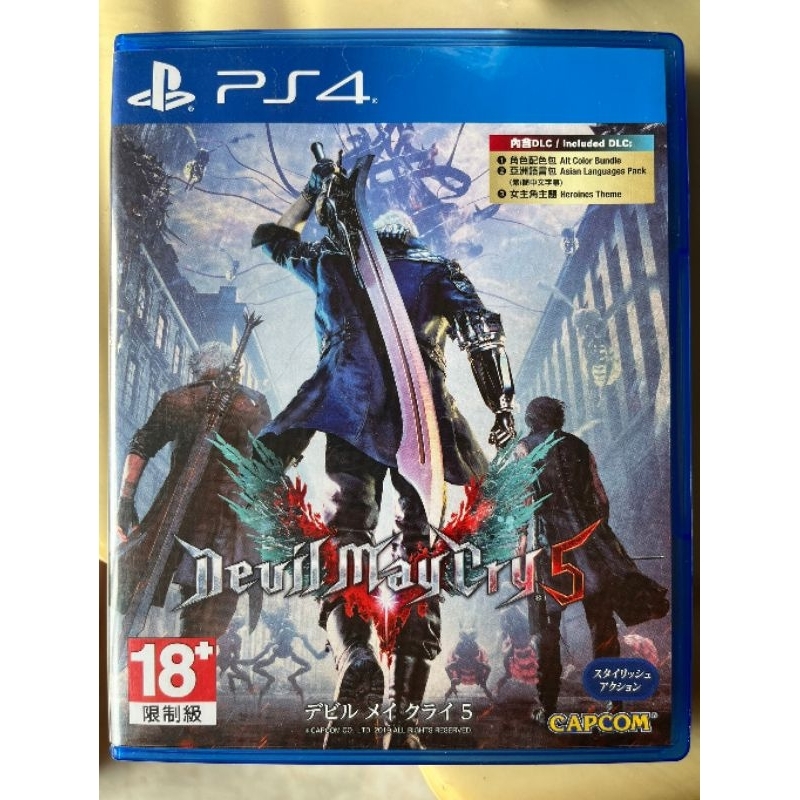 Devil May Cry5 惡魔獵人5 日文版 PS4 二手遊戲光碟