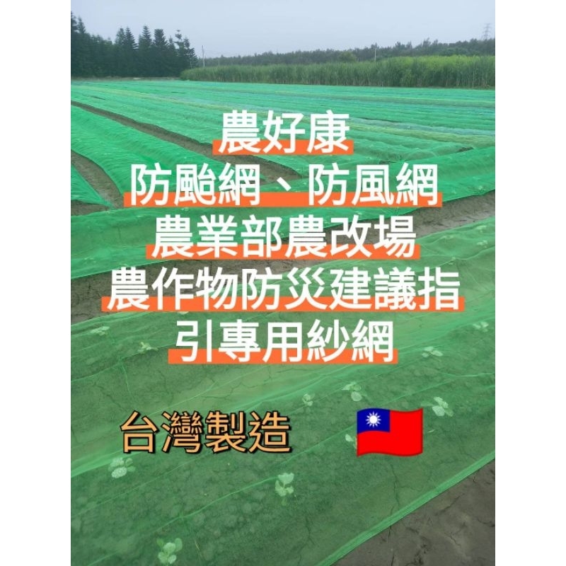 ✯農好康✯台灣製造 16目 青網 防蟲網 50米長 菜網 防颱網 網室蔬菜網 防風網 農業用塑膠網