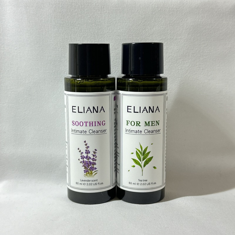 Eliana莉安娜 私密抗菌潔淨露 60ml (薰衣草)/男性私密潔淨露60ml（茶樹）