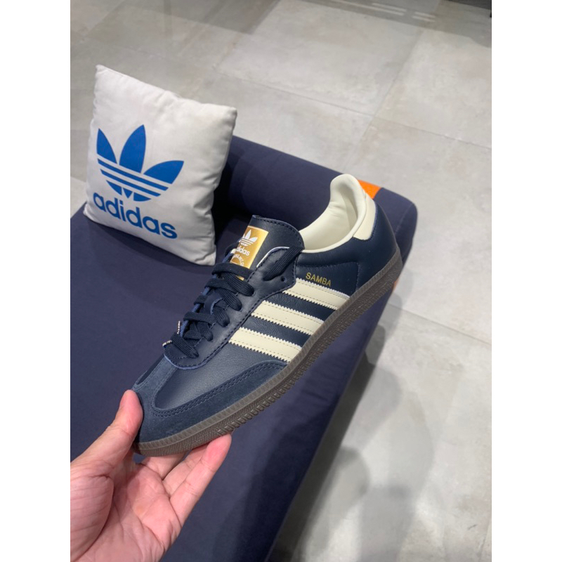 <Taiwan小鮮肉> ADIDAS SAMBA OG 深藍 海軍藍 復古 休閒鞋 男女 ID2056