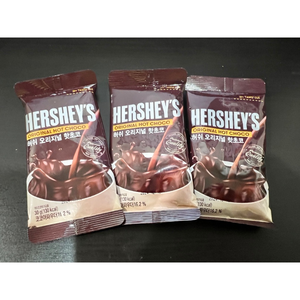 [韓國美食] Hershey’s 好時巧克力沖泡飲品（單包） 熱飲 即溶巧克力 巧克力飲品 早餐飲料 巧克力飲料 可可
