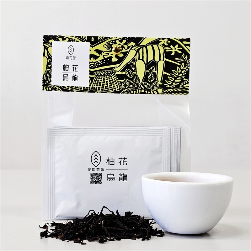 【現貨】柚花烏龍 原片隨身包 宜蘭冬山 花間茶語 烏龍茶 台灣茶 原片茶葉 泡茶 茶壺 清香烏龍 隨身包