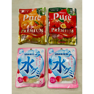 日本軟糖gummy 水グミ/pure premium 橘子/pure premium 櫻桃