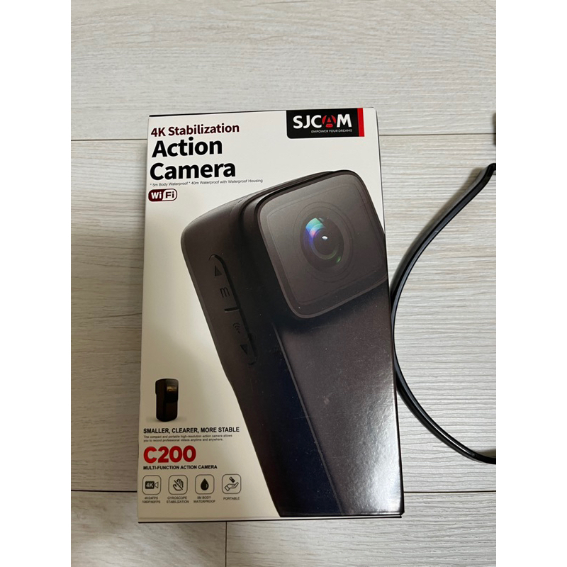 SJCAM C200 輕便型運動相機 含防水殼及自拍棒