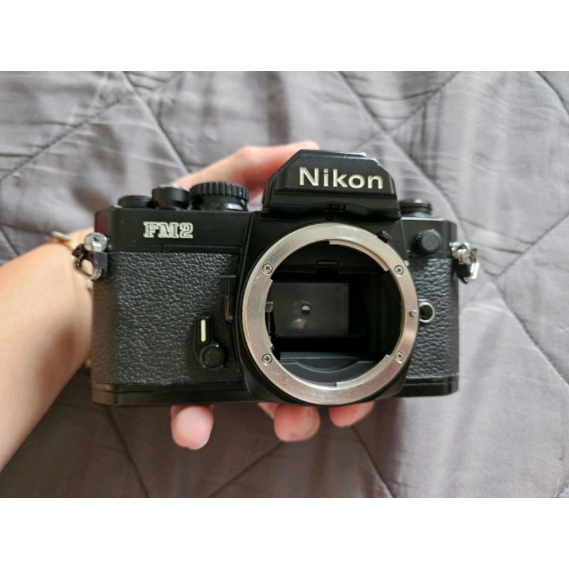 【超美品】Nikon FM2 自用機剛保養 送背帶 含鏡頭組合價 單眼相機 底片 聖誕 交換禮物 膠片