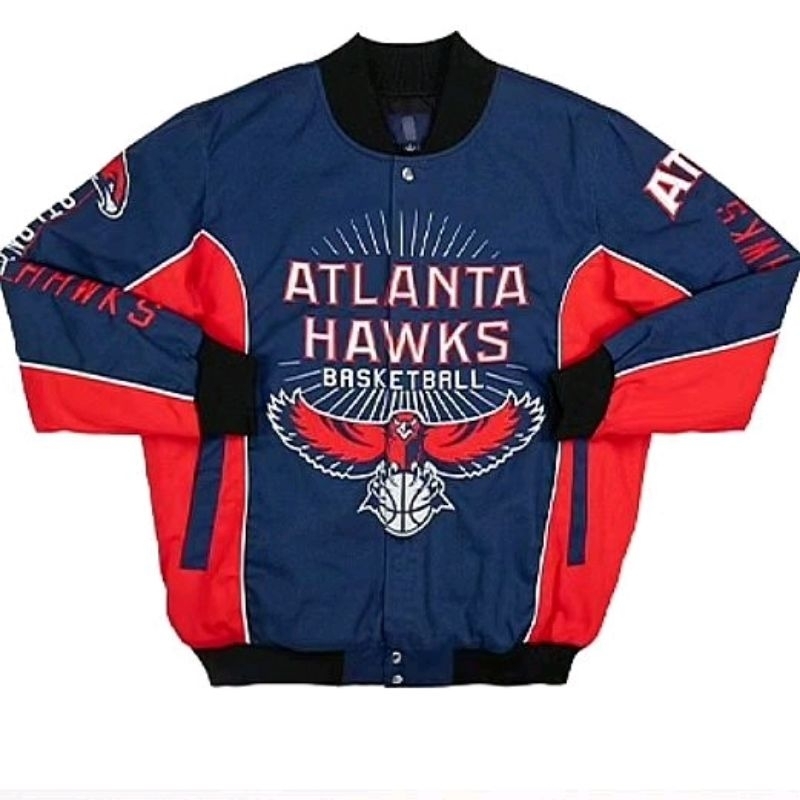ATLANTA HAWKS 老鷹隊 NBA 寬鬆 棒球外套 夾克 尺寸S~XXL