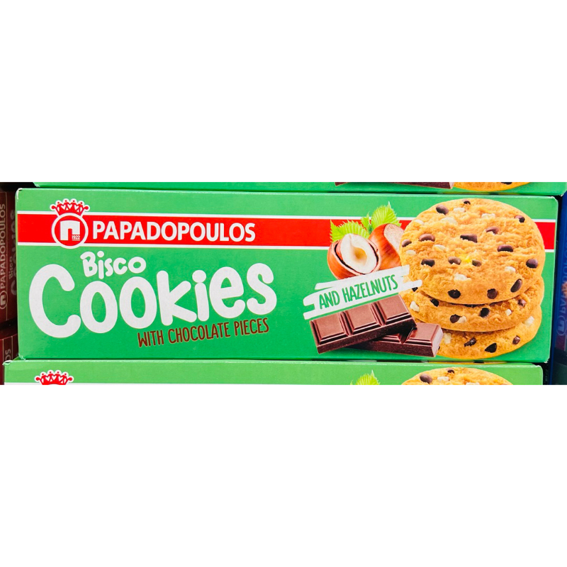 帕帕多-可可巧克力豆餅乾/經典巧克力/榛果巧克力豆餅乾180公克/盒