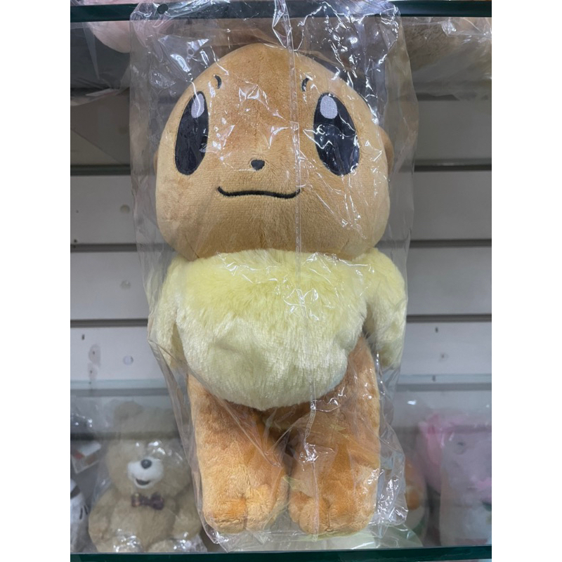 寶可夢絨毛娃娃 伊布坐姿款35cm Pokémon 正版授權