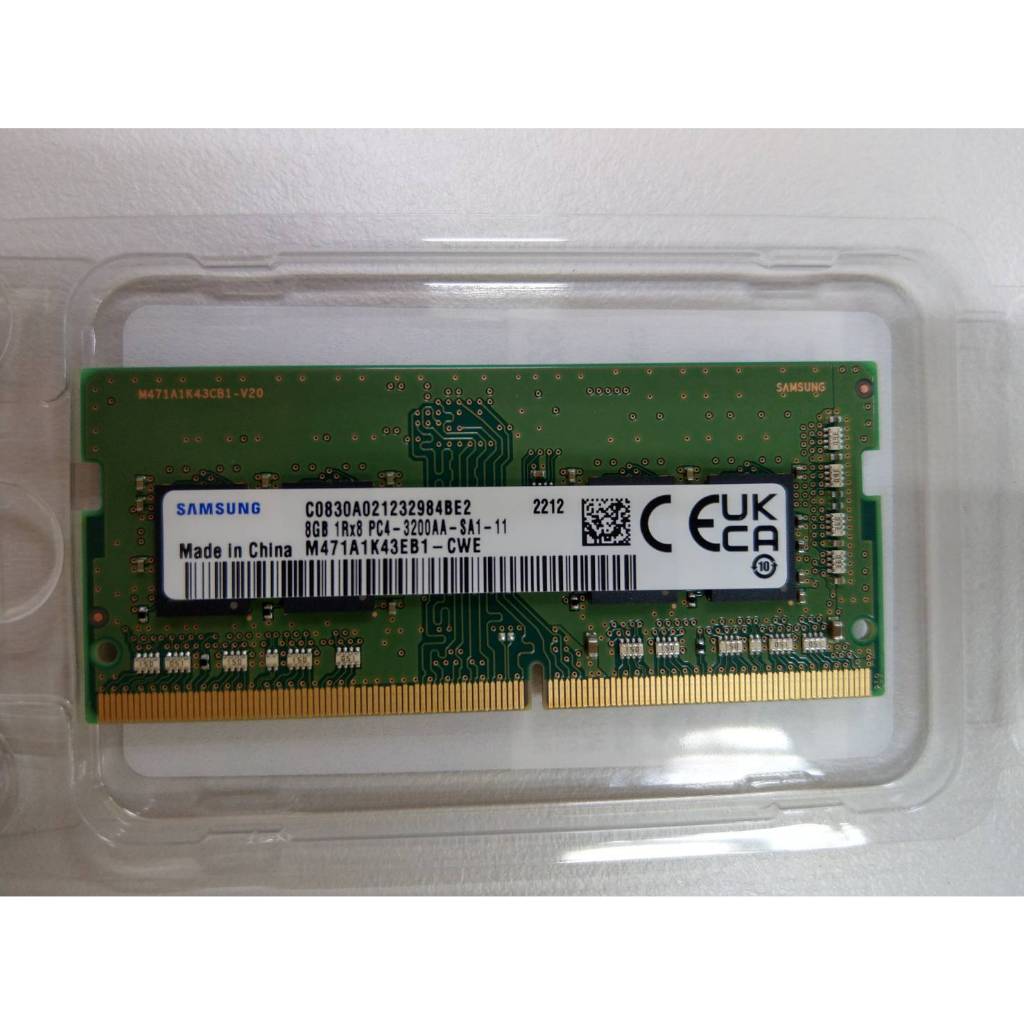 Samsung 8G DDR4 3200 NB RAM (M471A1K43EB1-CWE) Laptop筆電記憶體02