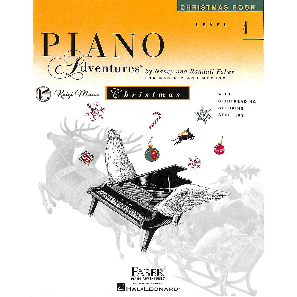 【凱翊︱HL】芬貝爾聖誕鋼琴樂譜 4級 Faber Piano Christmas book level 4