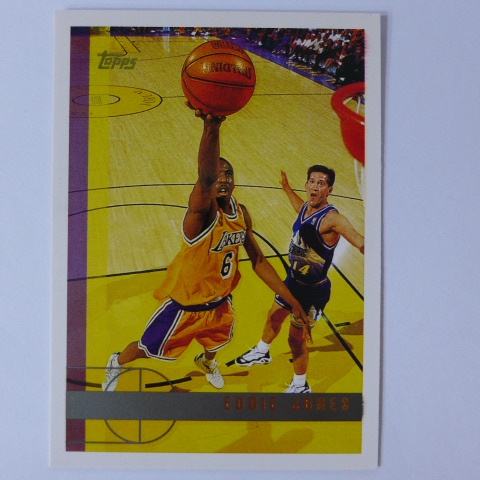 ~Eddie Jones/NBA球星/艾迪·瓊斯~1997年TOPPS籃球卡