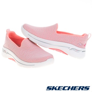 SKECHERS 女健走系列 GO WALK ARCH FIT 寬楦 粉紅絲帶限定款 (896263WLTPK)