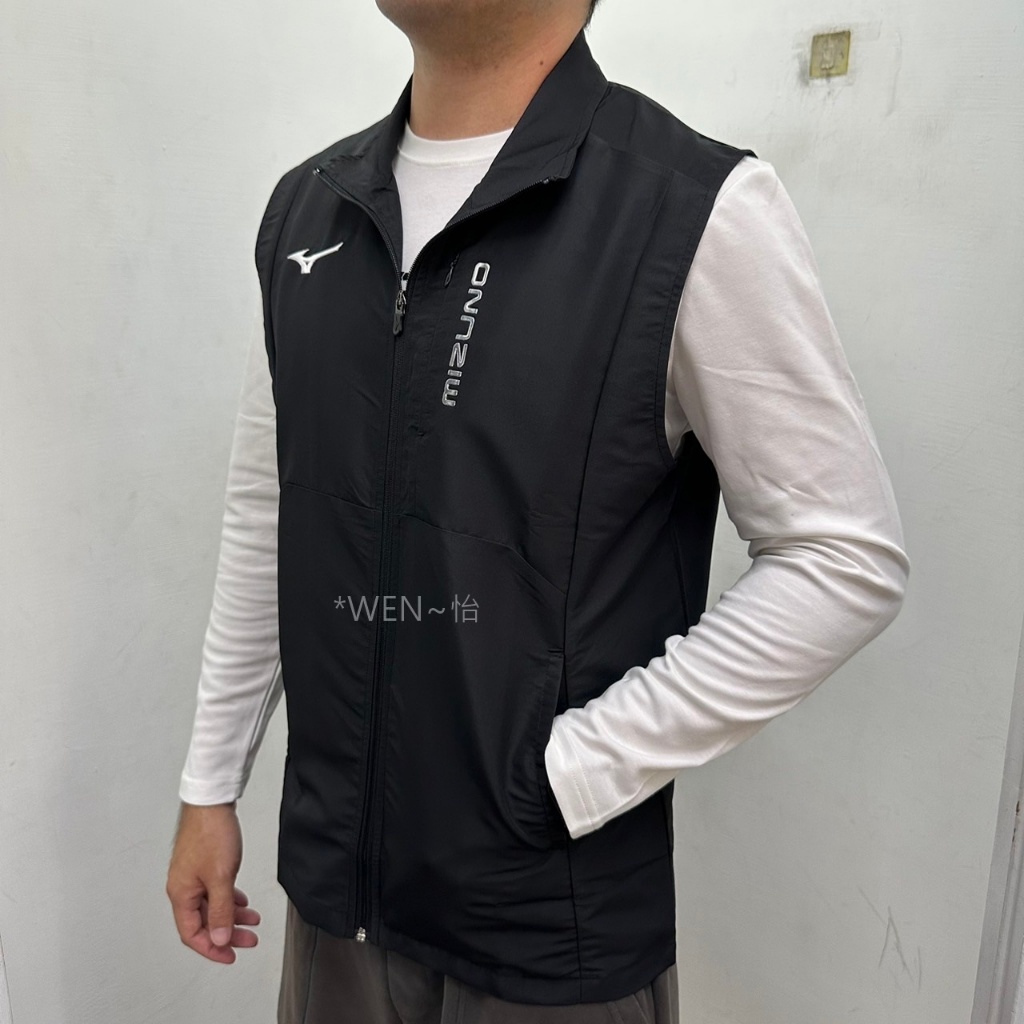 *wen~怡棒壘 MIZUNO 23年 秋冬 男款背心外套(32TEA59009) 現貨特價中 下單前請先詢問