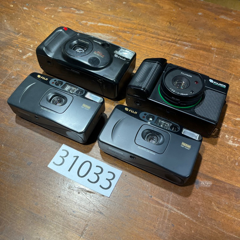 Fuji DL-100/501,tw-300,travel mini,CARDIA Super-n,4台底片自動傻瓜相機
