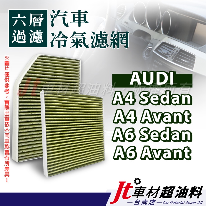 Jt車材 台南店 - 六層多效冷氣濾網 AUDI A4 Sedan A4 Avant A6 Sedan A6 Avant