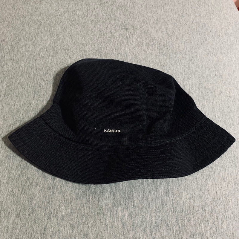 kangol S號 黑色 鍾型帽 漁夫帽 透氣 網布材質 二手 小頭圍 訂製品