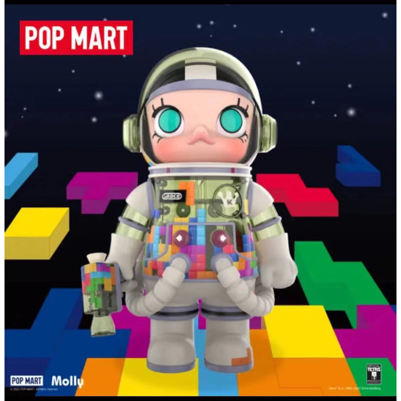 ☆預購款☆ 泡泡瑪特 POP MART Molly 大娃 俄羅斯方塊 400%