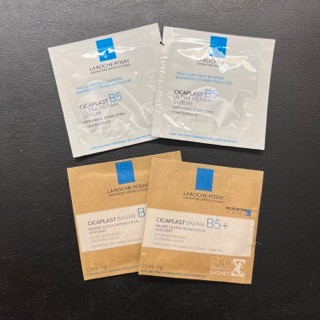 La Roche-Posay 理膚寶水 B5瞬效全面修復精華 2ml 理膚寶水 B5+全面修復霜 升級版 1.5ml