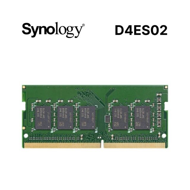 Synology 群暉 D4ES02 DDR4 2666 4GB ECC SO-DIMM 伺服器記憶體（新機拆下未使用）
