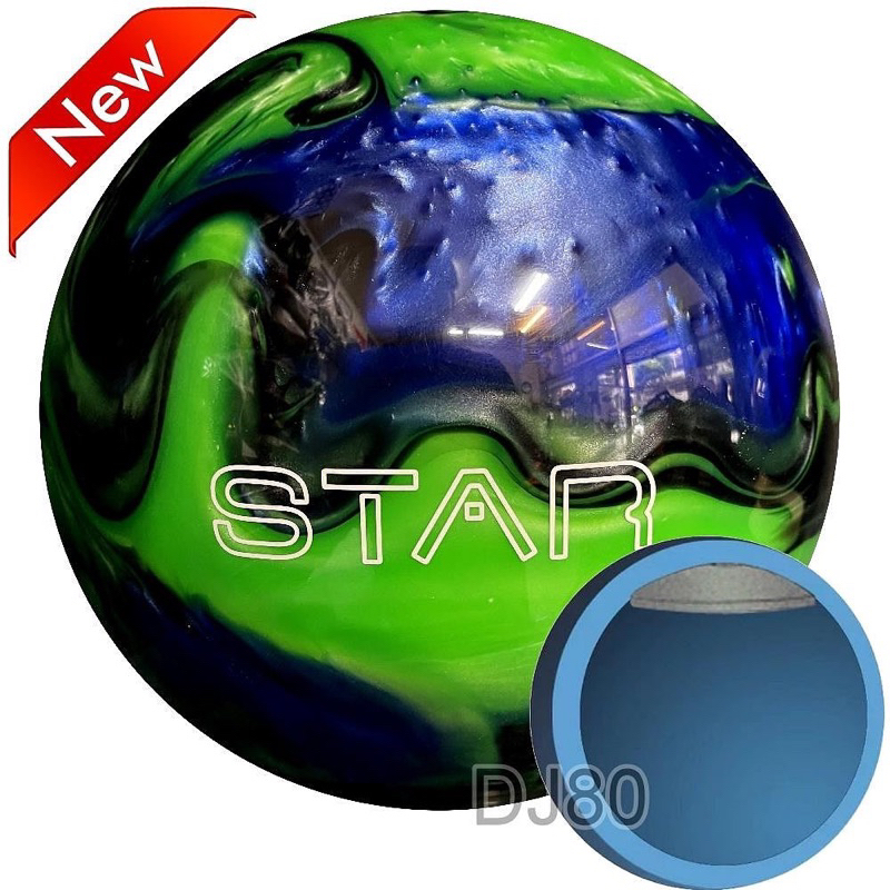 美國Elite Star 藍/黑/綠 加重片POLY保齡球9-11磅(新色上市-型號EL9)