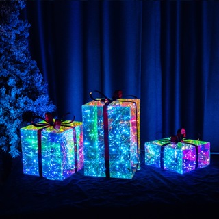 【ZM】幻彩禮盒 LED造型禮盒 聖誕布置禮盒 聖誕禮盒 裝飾布置 聖誕布置 聖誕樹布置 禮物盒 ZM-00567