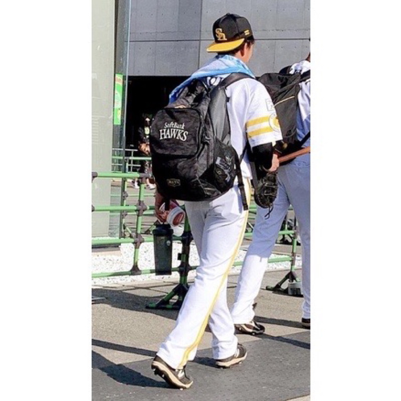 「85 Baseball」ZETT 日本職棒 軟銀 SoftBank hawks 同樣式背包 裝備袋 棒球 壘球 職業