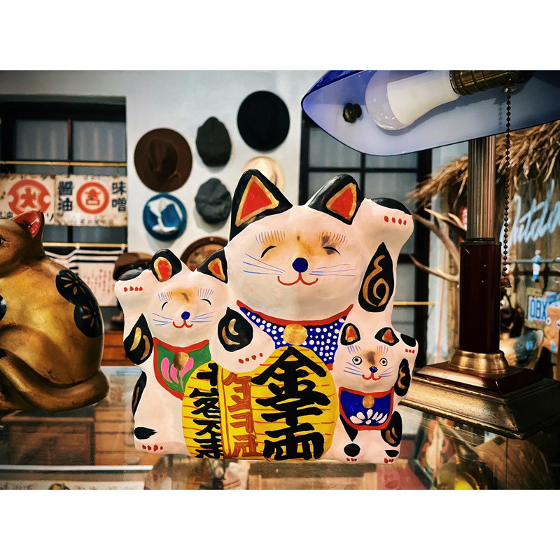 《老·私敧》老物 舊貨 古道具 日本 傳統工藝 張子 招財貓 緣起物 擺設 佈置 deco