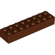 磚家 LEGO 樂高 紅棕色 Brick 2x8 基本顆粒 基本磚 顆粒磚 3007 93888