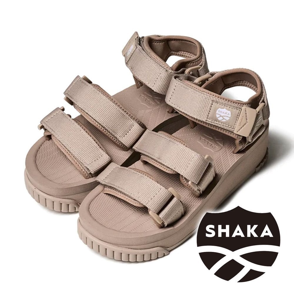 【SHAKA】NEO BUNGY PLATFORM女經典厚底涼鞋『米灰』SK105