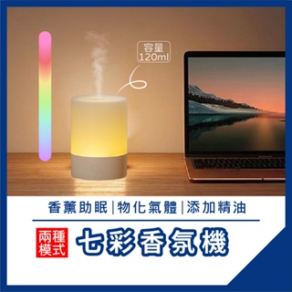 【可加精油】水氧機 香薰機 無印風 加濕器 精油噴霧器 夜燈加濕器 空氣加濕機 七彩暖光加濕器 香薰加濕器 香氛機