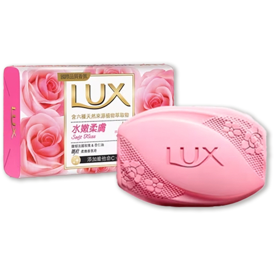 麗仕 LUX 香皂-水嫩柔膚(粉)80g 六入一組 超商取貨最多8組