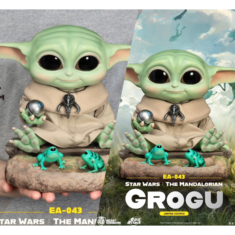 阿頑宅一起 野獸國 EA-043 星際大戰 曼達洛人 格羅古 Grogu STAR WARS 生日禮物 交換禮物 正版