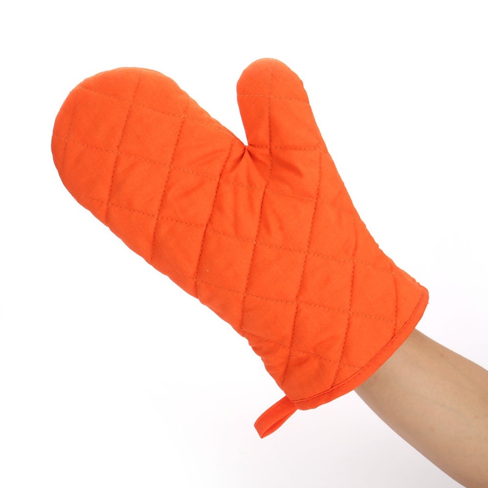 『凱家』加厚隔熱手套 防燙手套 廚房手套 料理手套 耐高溫棉製手套 素色手套
