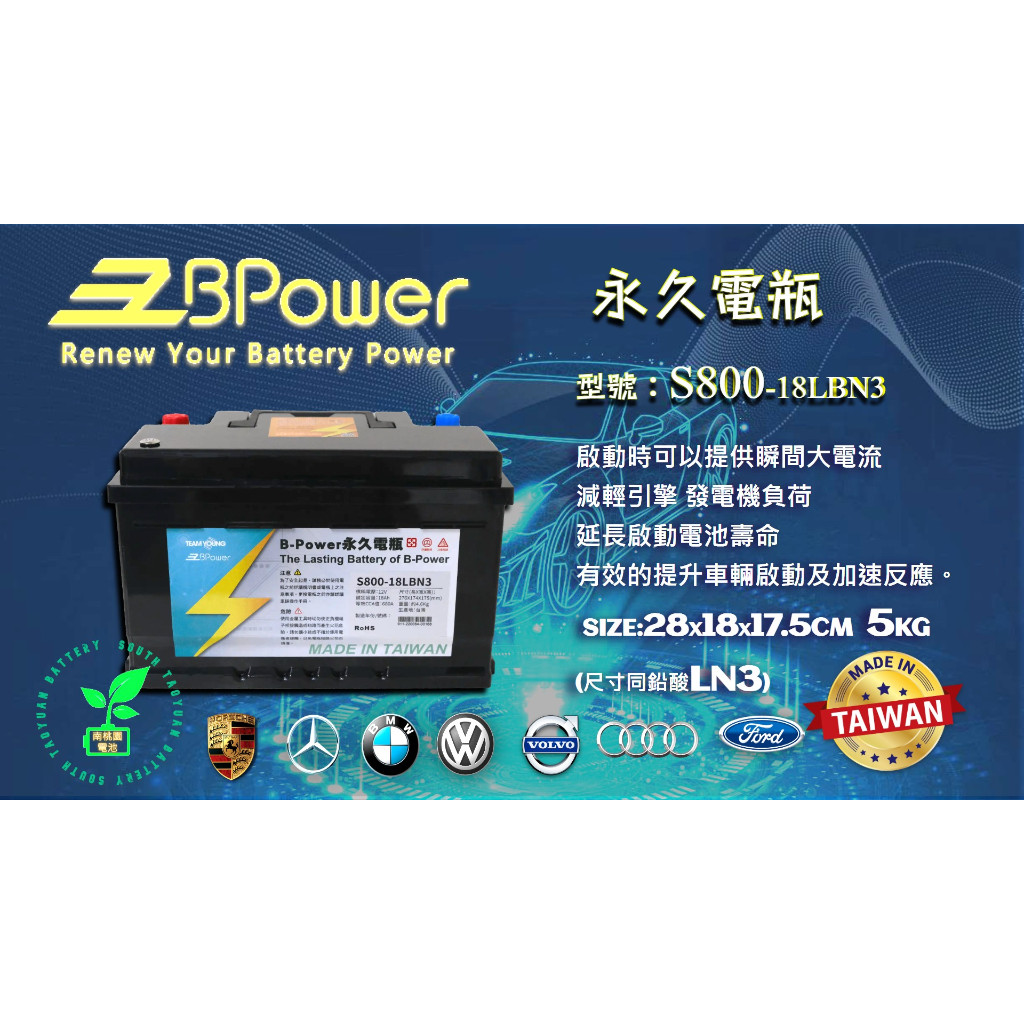 FOCUS福特KUGA 鋰鐵電池永久電容LN3 AGM起停EFB怠速熄火都可用 台灣製造保固5年賓士福斯 天揚永久汽車電
