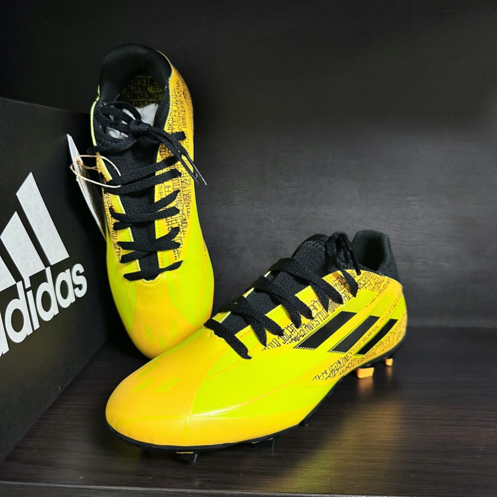 𝓑&amp;𝓦現貨免運GW7420 Adidas X SPEEDFLOW MESSI.3 FIRM GROUND 兒童室外足球鞋