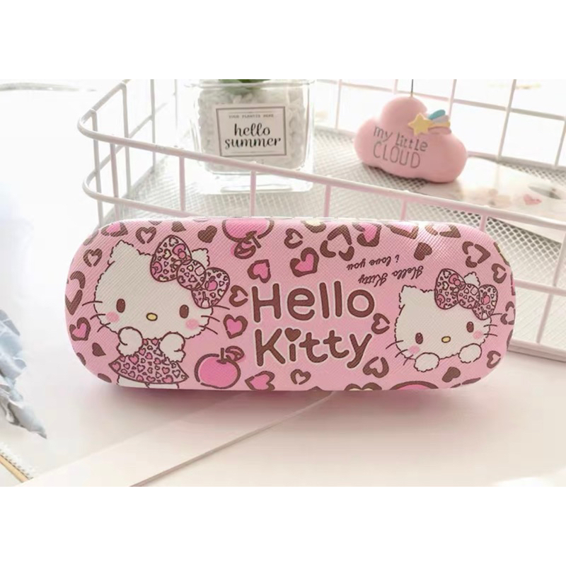 《現貨》日式 新款kitty眼鏡盒  眼鏡盒 收納盒