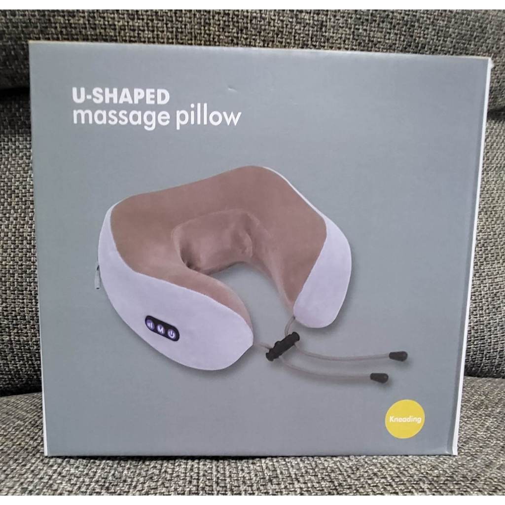 U-shaped massage pillow USB 頸肩U型充電按摩器-全新未使用