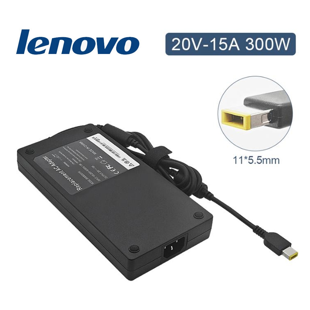 全新 LENOVO 聯想 20V 15A 變壓器 300W 方頭 11mm*5.5mm