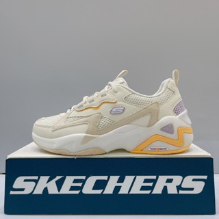 SKECHERS D'LITES 女生 奶油色 厚底 運動 休閒鞋 老爹鞋 896178NAT