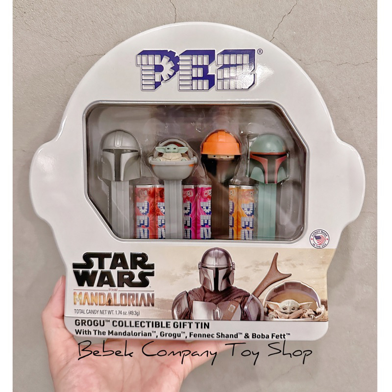 現貨在台 美國🇺🇸 全新 PEZ 鐵盒 星際大戰 曼達洛人 貝思 糖果盒 貝思糖 Star Wars 禮盒