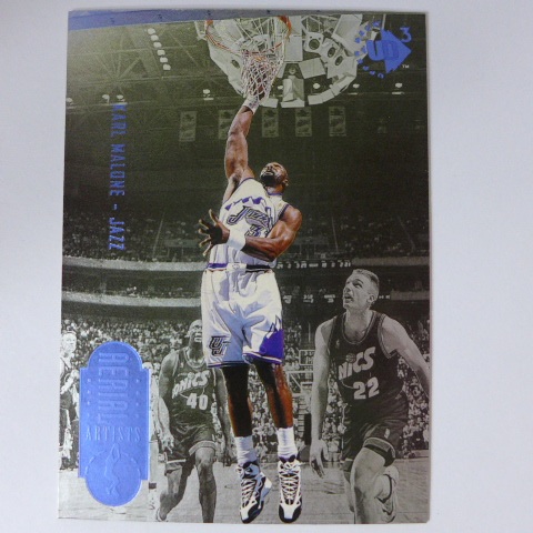 ~Karl Malone/卡爾·馬龍~名人堂/郵差/Kemp野獸同框 1997年UD3.NBA籃球卡
