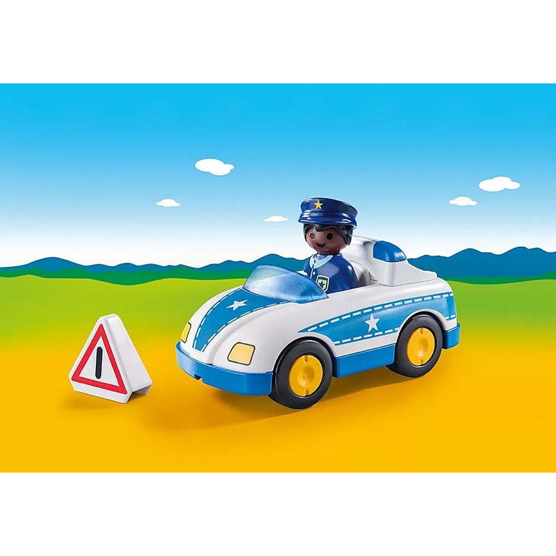 鍾愛一生 德國 玩具Playmobil  摩比  9384 警察車