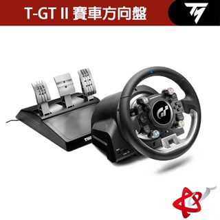 THRUSTMASTER T-GT II方向盤 王者旗艦賽道 賽車方向盤 三踏板組