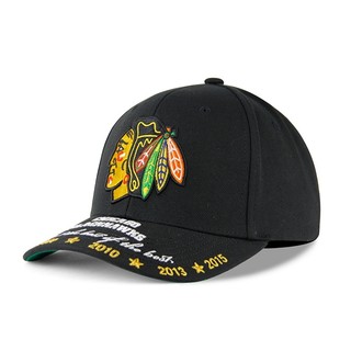 【Mitchell & Ness】NHL 芝加哥 黑鷹 經典黑 史坦利盃 冠軍 紀念 老帽【ANGEL NEW ERA】
