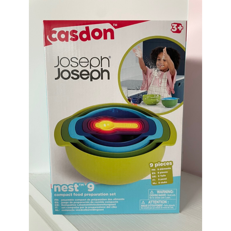 全新現貨出清！(Teamson)Joseph Joseph兒童仿真量杯打蛋盆瀝籃9件組