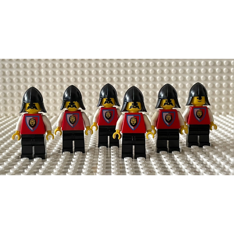 LEGO樂高 二手 絕版 城堡系列 6090 6046 舊獅國 士兵 獅國 徵兵
